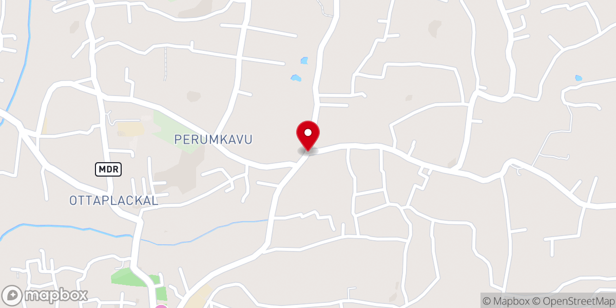 Map showing location of St. Thomas Indian Orthodox Church Shrine