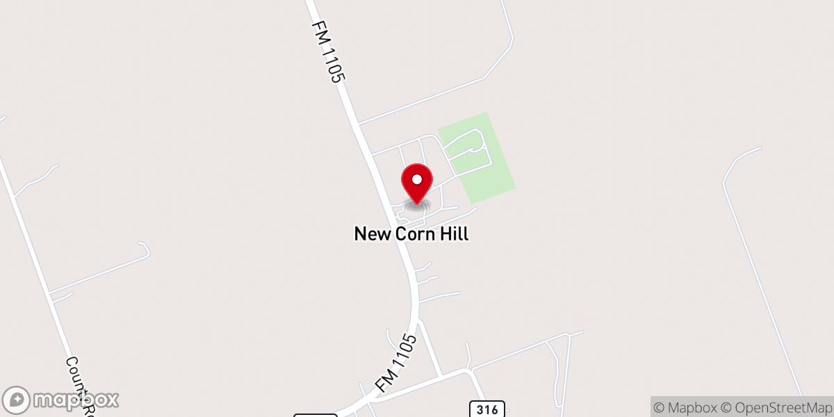 Map showing location of Holy Trinity Catholic Church