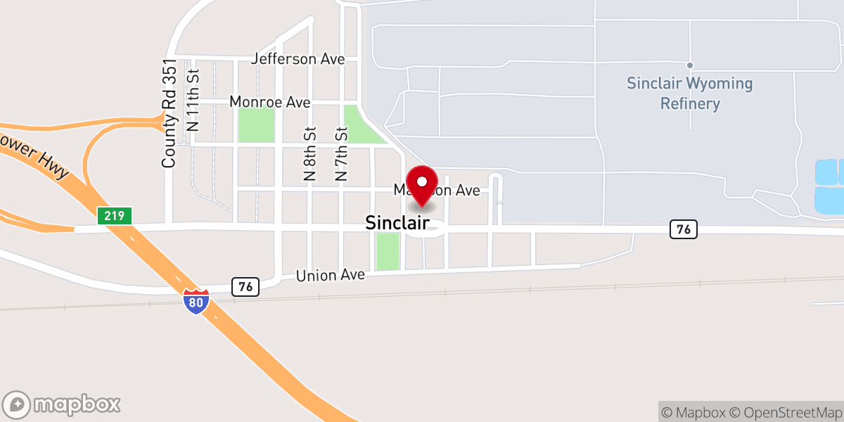 Map showing location of The Parco Inn