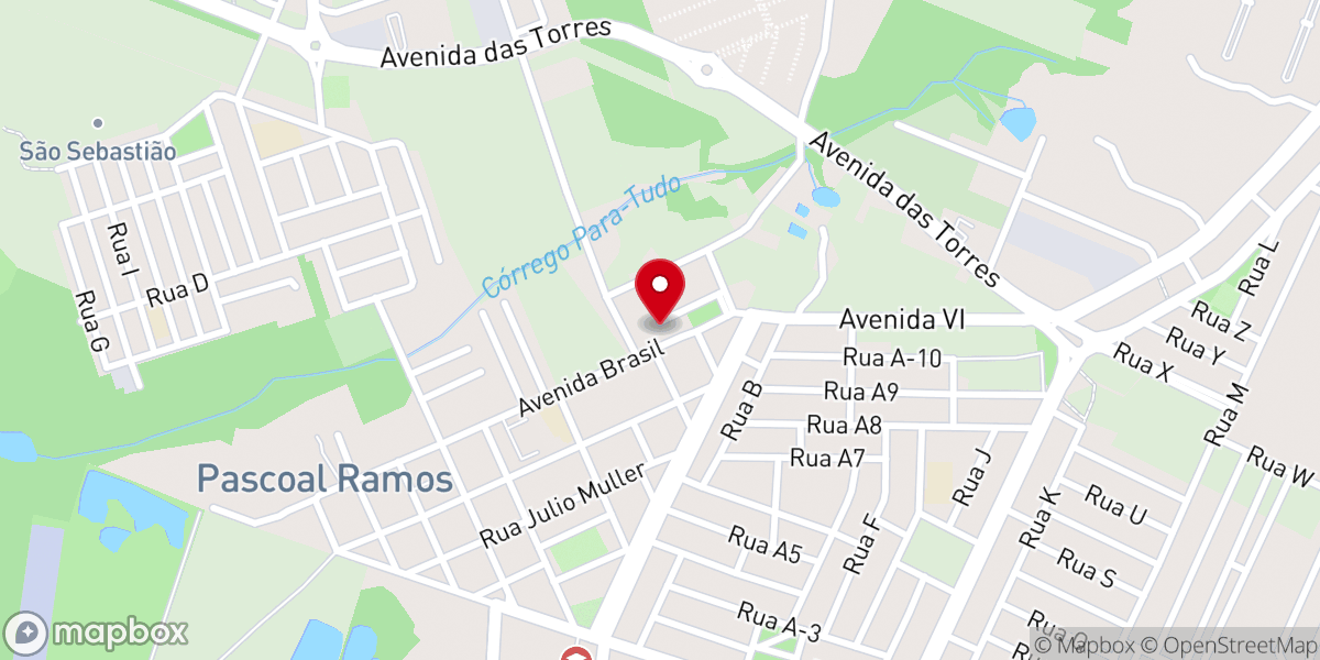 Map showing location of Paróquia Santuário Nossa Senhora da Medalha Milagrosa