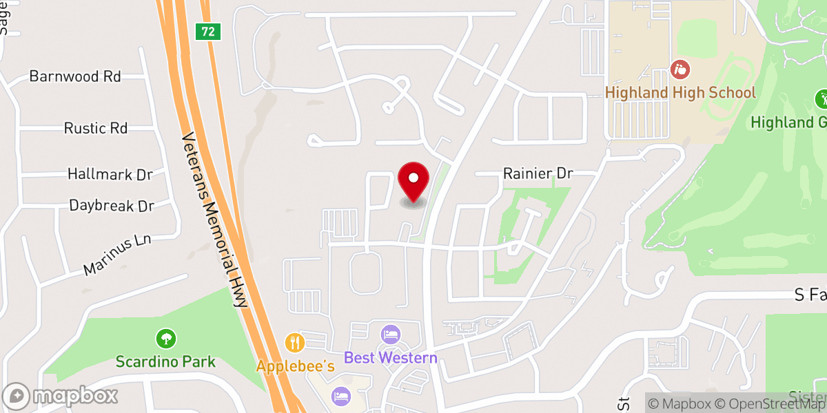 Map showing location of Mission Church