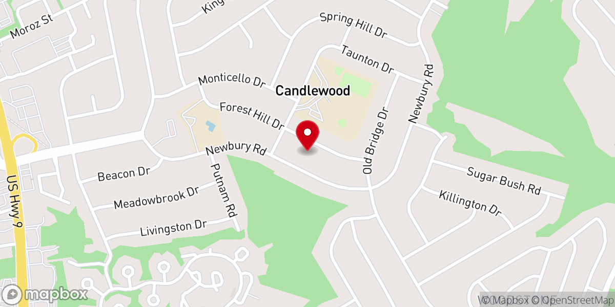 Map showing location of Bais Medrash of Candlewood Inc