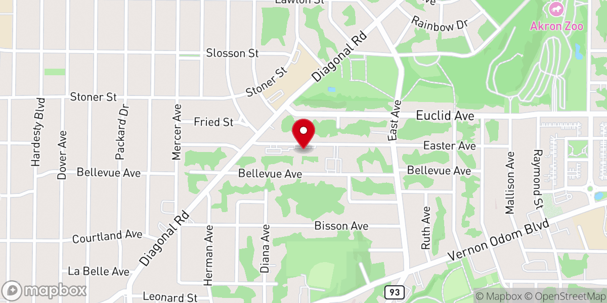 Map showing location of Faith Place