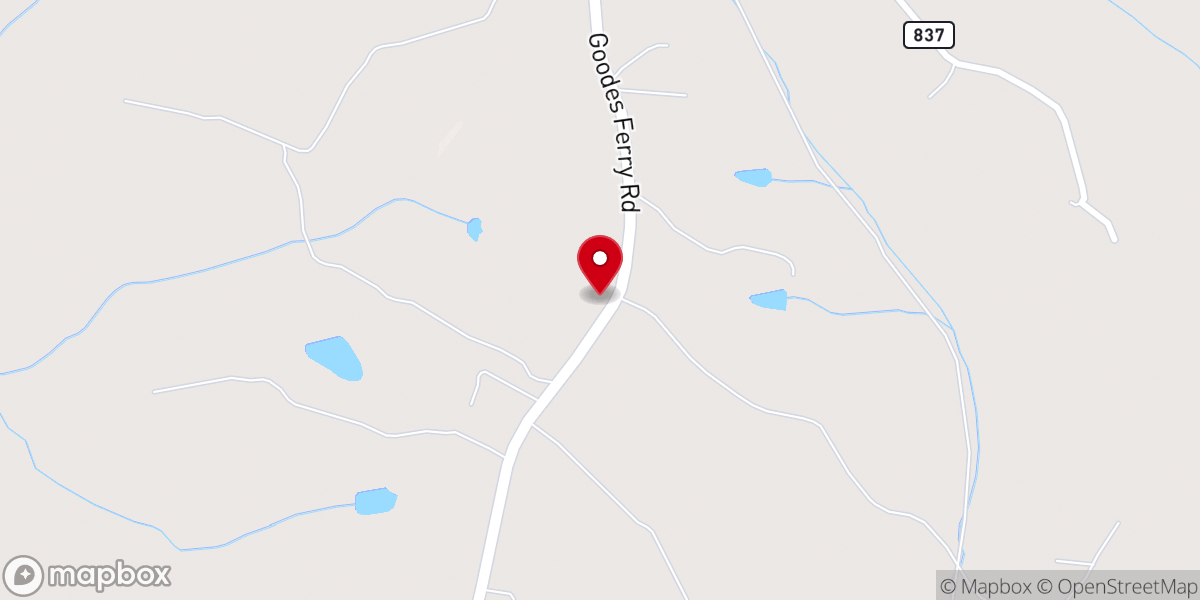 Map showing location of Lombardy Grove Baptist Church