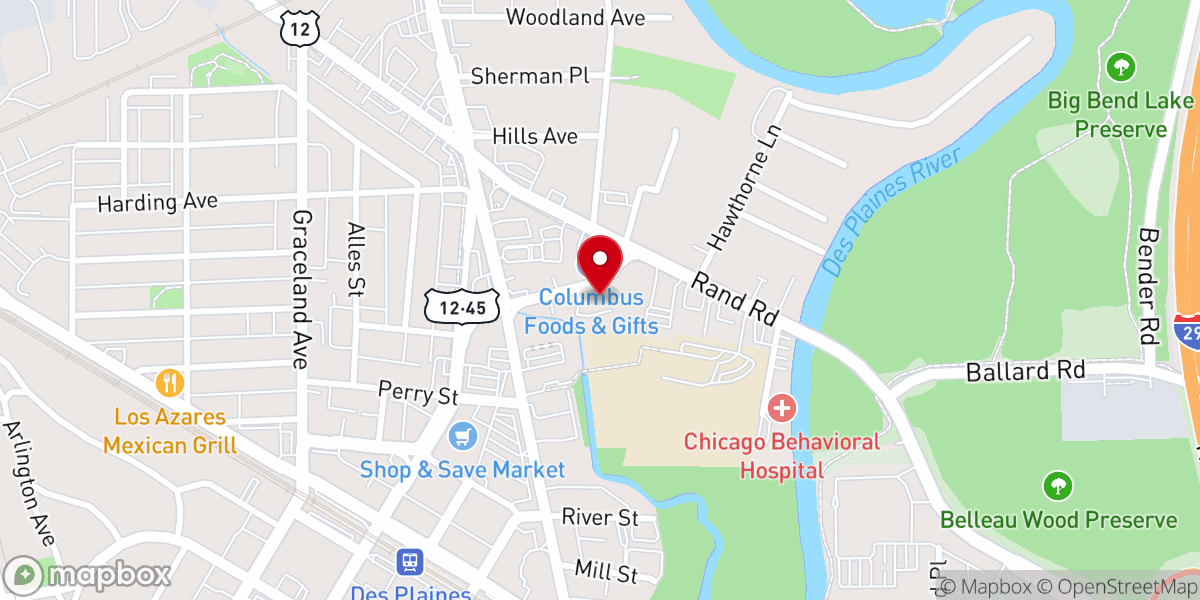 Map showing location of Living Hope Church of the C&MA