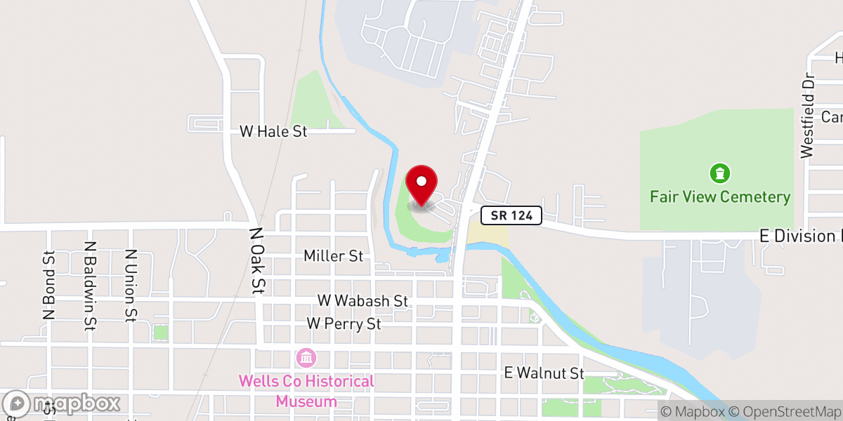Map showing location of BIGJAWs Youth For Christ