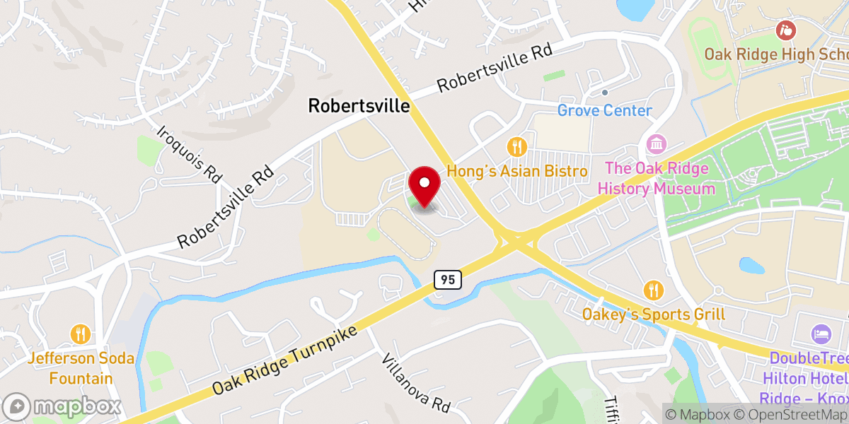 Map showing location of Heritage Fellowship Church