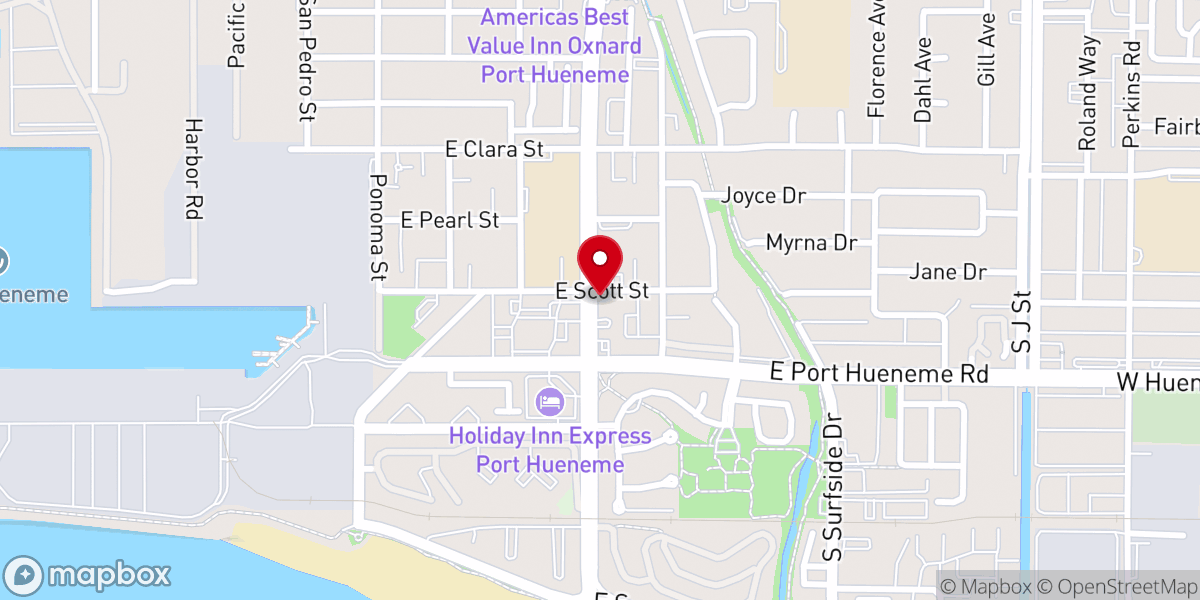 Map showing location of Church 4610