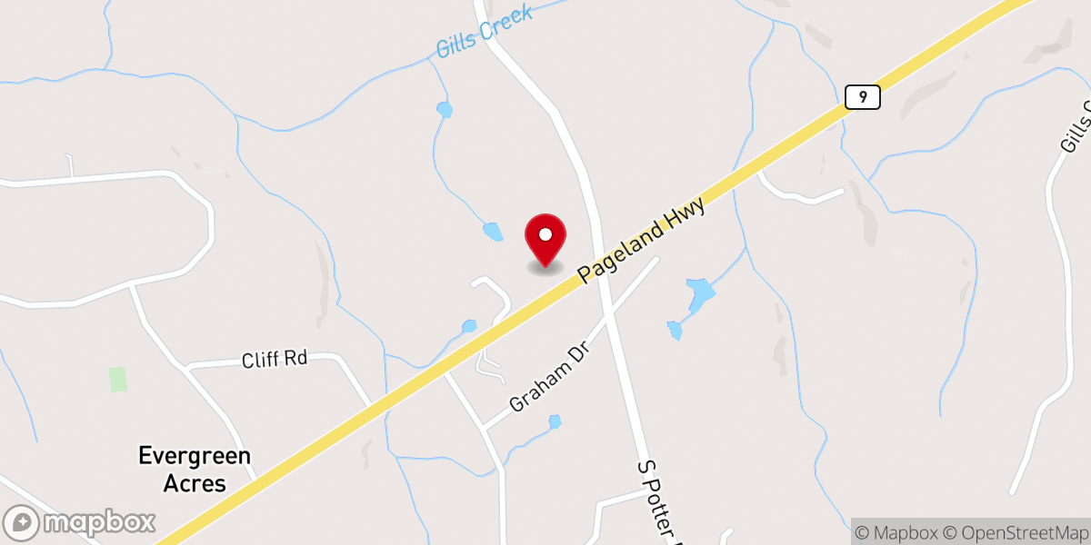 Map showing location of New Life Christian Assembly