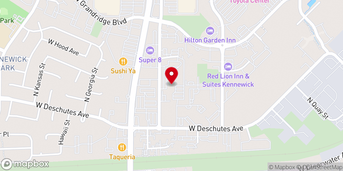 Map showing location of Crossview Community Church