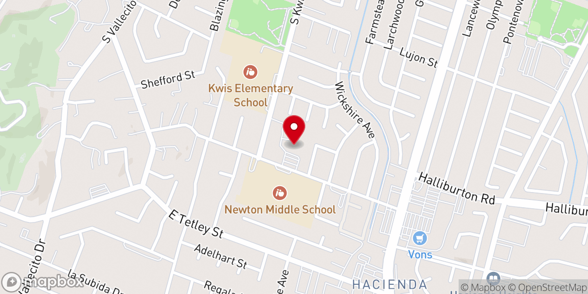 Map showing location of St Matthews United Methodist