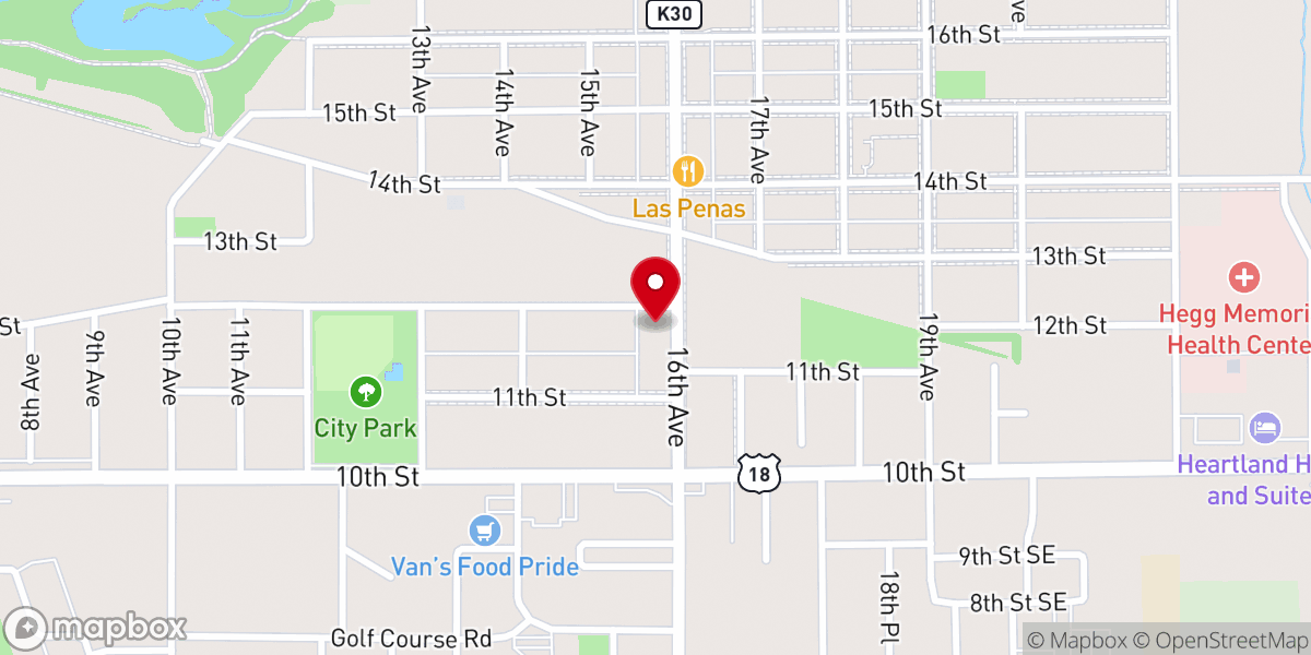 Map showing location of The Common Place Church