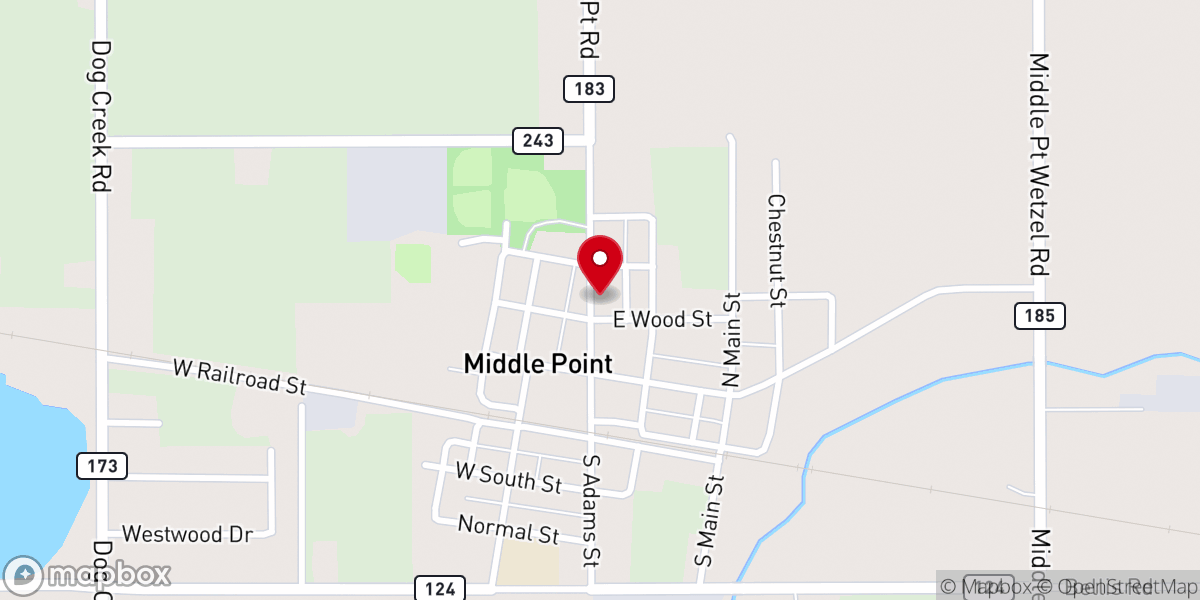 Map showing location of Whitehorse Biker Church