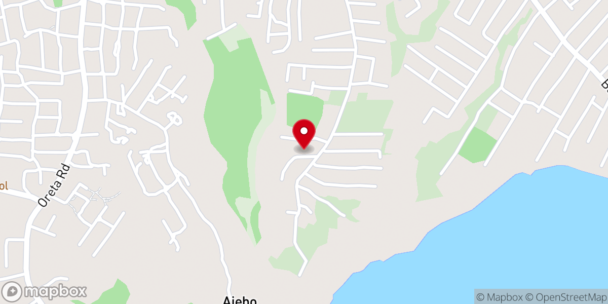 Map showing location of Christ Kingdom Baptist Church, Macaulay Bus stop, Bayeku, Ikorodu