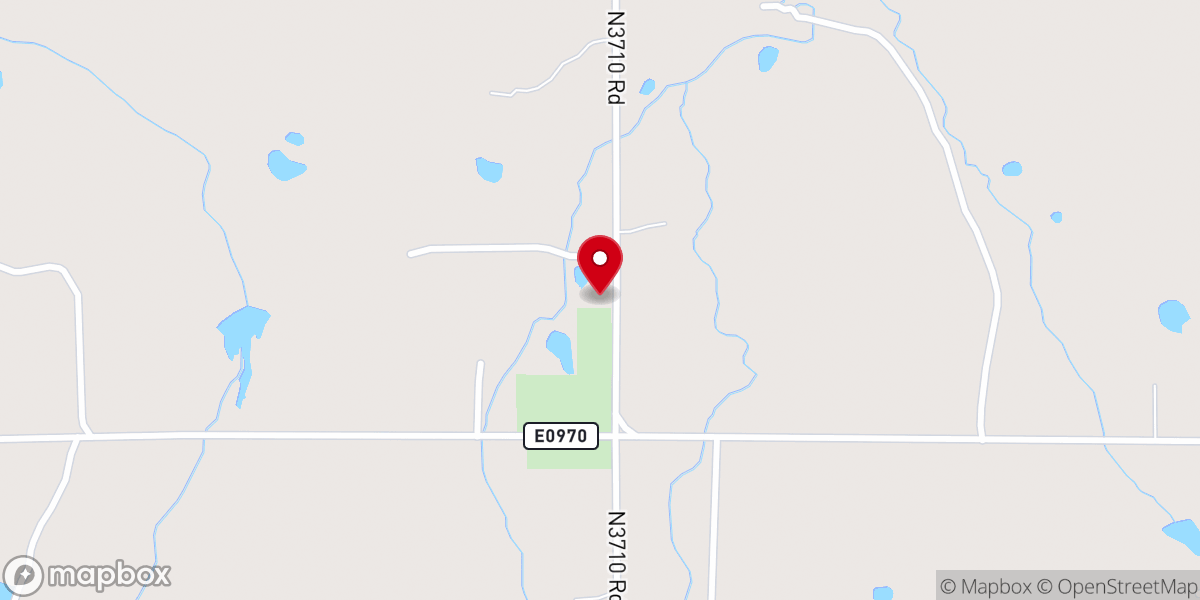 Map showing location of Welty Full Gospel Chapel