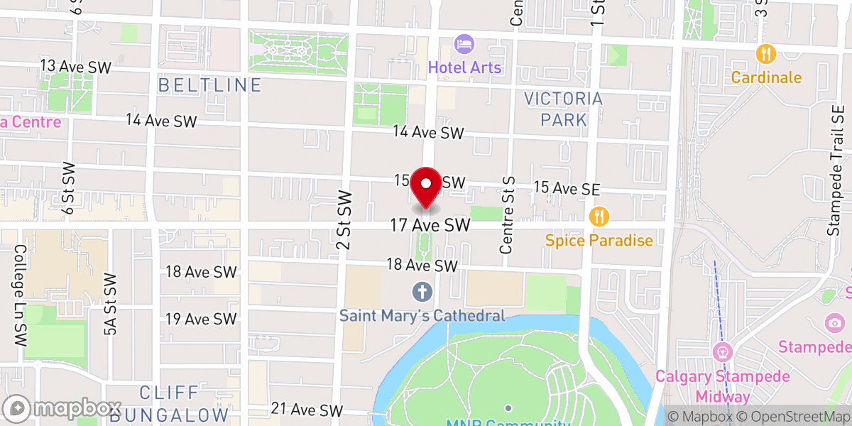 Map showing location of The Church of Immanuel