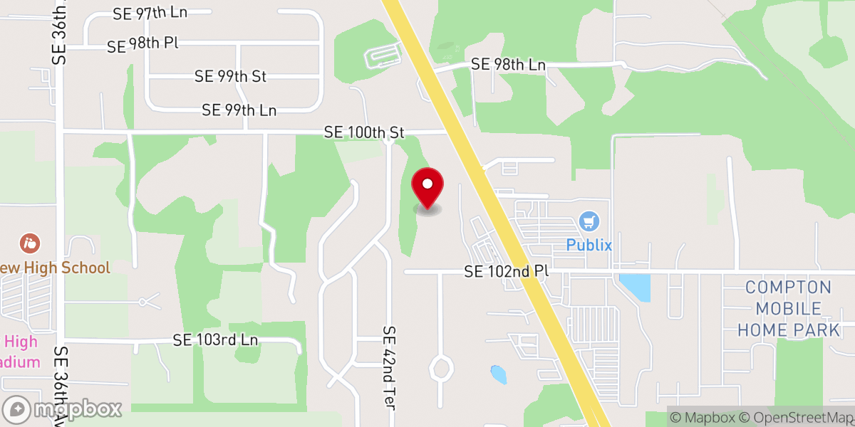 Map showing location of The Church on the Hill - Youth Center