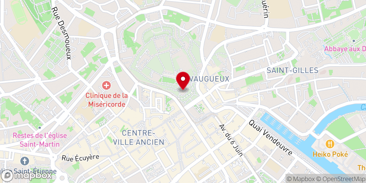 Map showing location of Barbacane et Porte Saint-Pierre