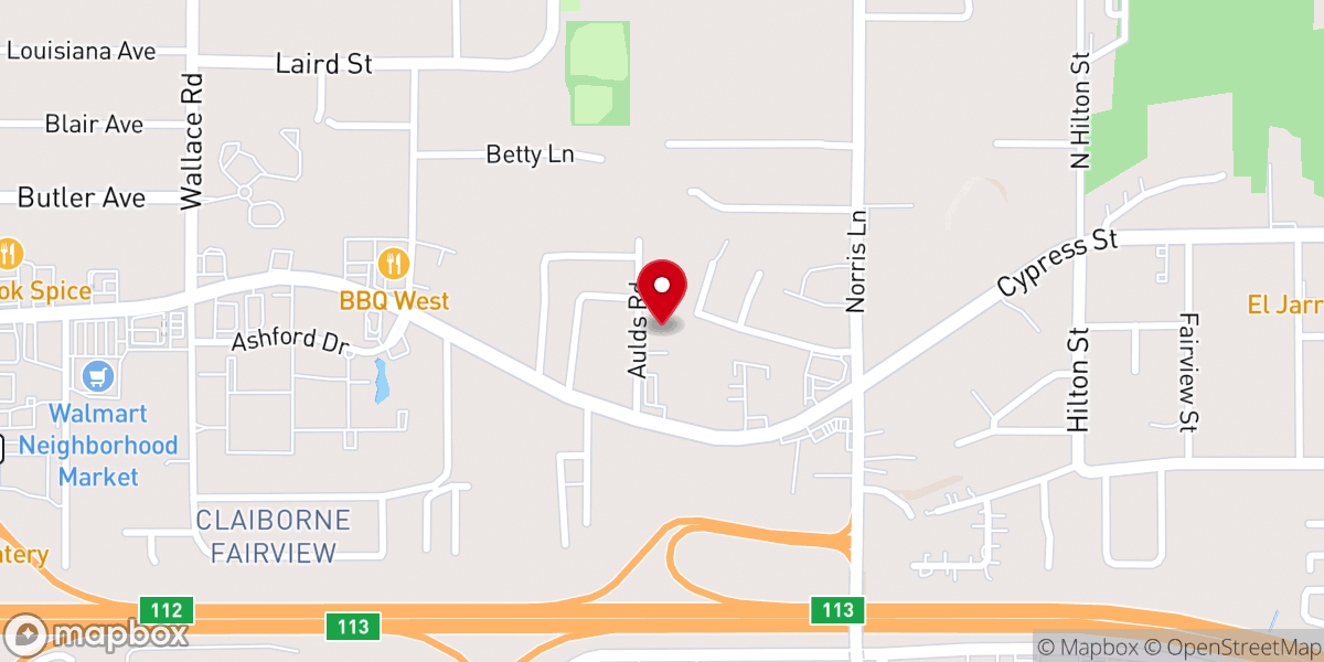 Map showing location of West Monroe Civitan Club