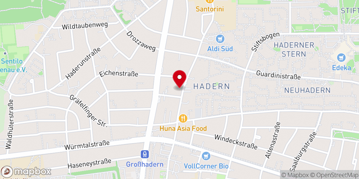 Map showing location of EFG München Hadern im Bund Evangelisch-Freikirchlicher Gemeinden K.d.ö.R.
