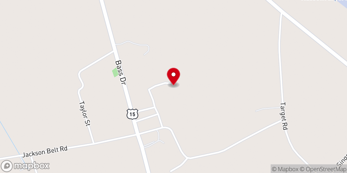 Map showing location of Union Hill Baptist Church
