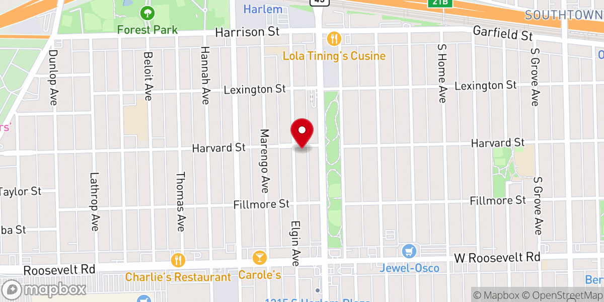 Map showing location of First United Church of Christ