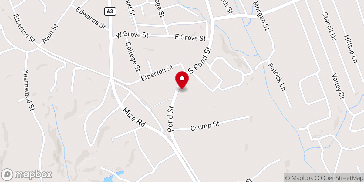 Map showing location of Water Walker Worship Center