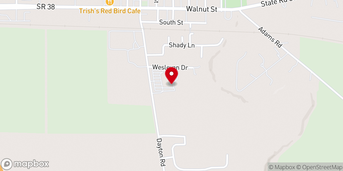 Map showing location of Gathering Point Church