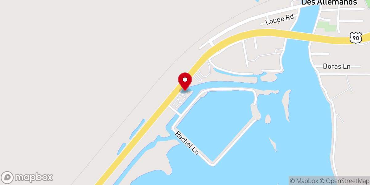 Map showing location of Airboat Tours By Arthur