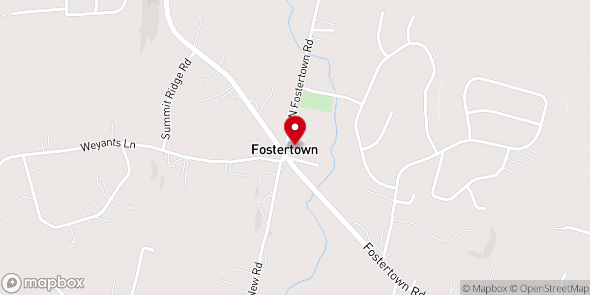 Map showing location of Trinity United Methodist