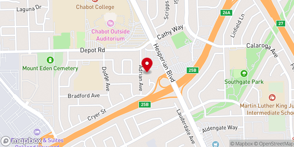 Map showing location of New Bridges Presbyterian Church