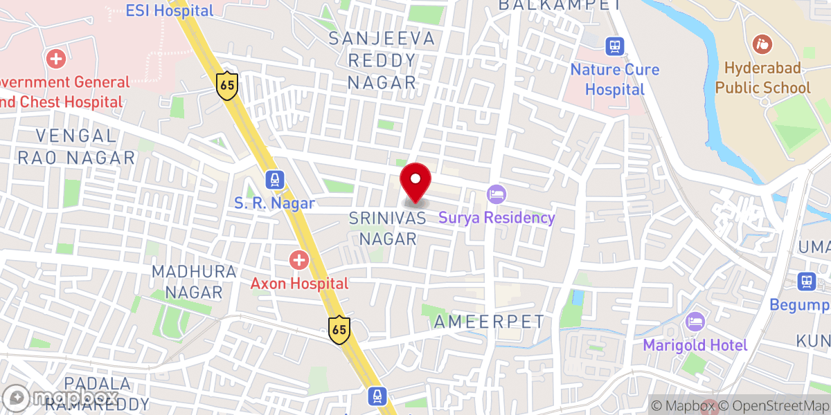 Map showing location of Christian Fellowship Church