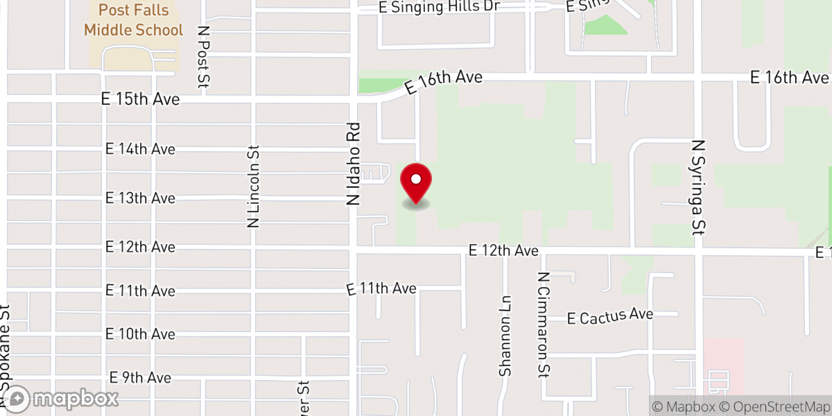 Map showing location of All of Life Church Inc