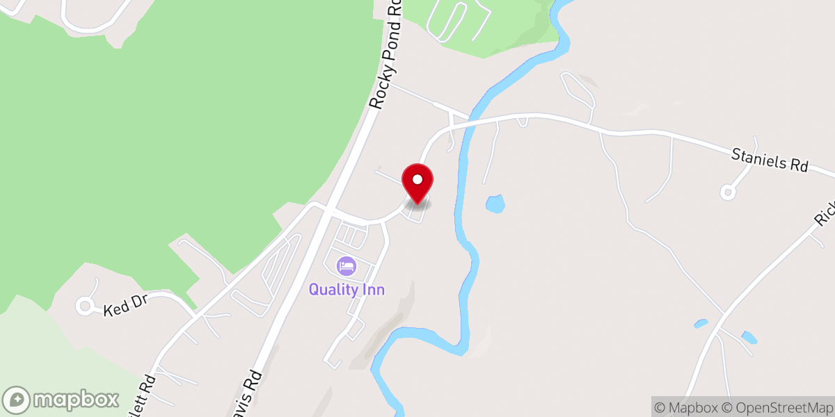 Map showing location of Rise Again Outreach