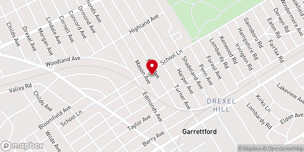 Map showing location of Saint Andrew the Apostle Church