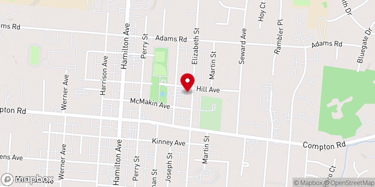 Map showing location of Church of the Assumption