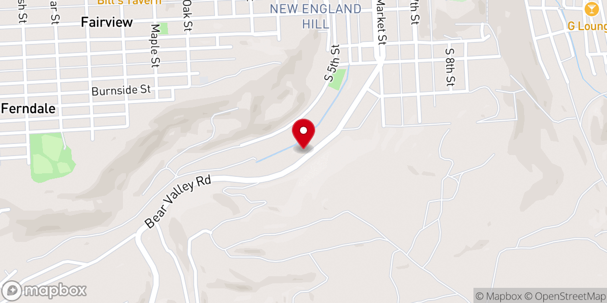 Map showing location of God's Missionary Church