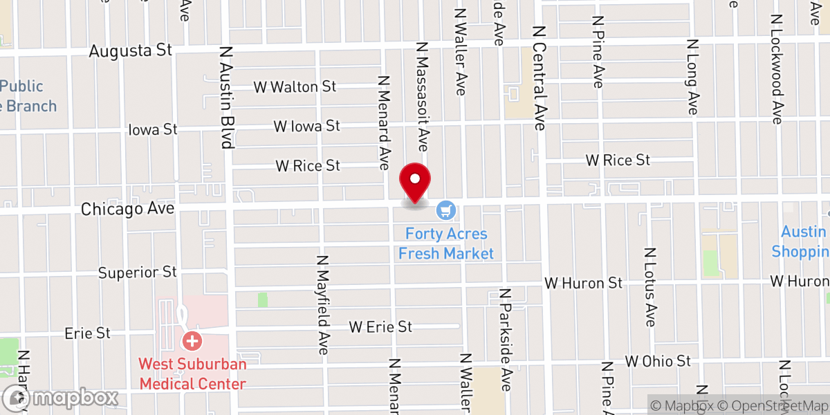 Map showing location of Mt Olive Baptist Church