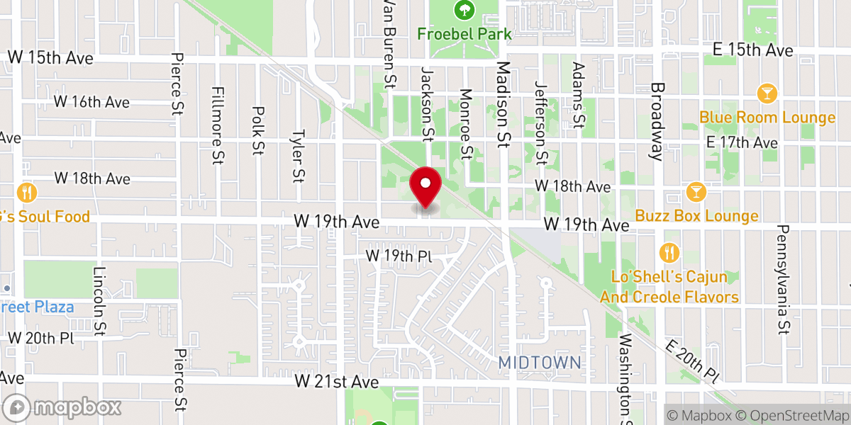 Map showing location of Bethlehem African Methodist Episcopal Zion Church