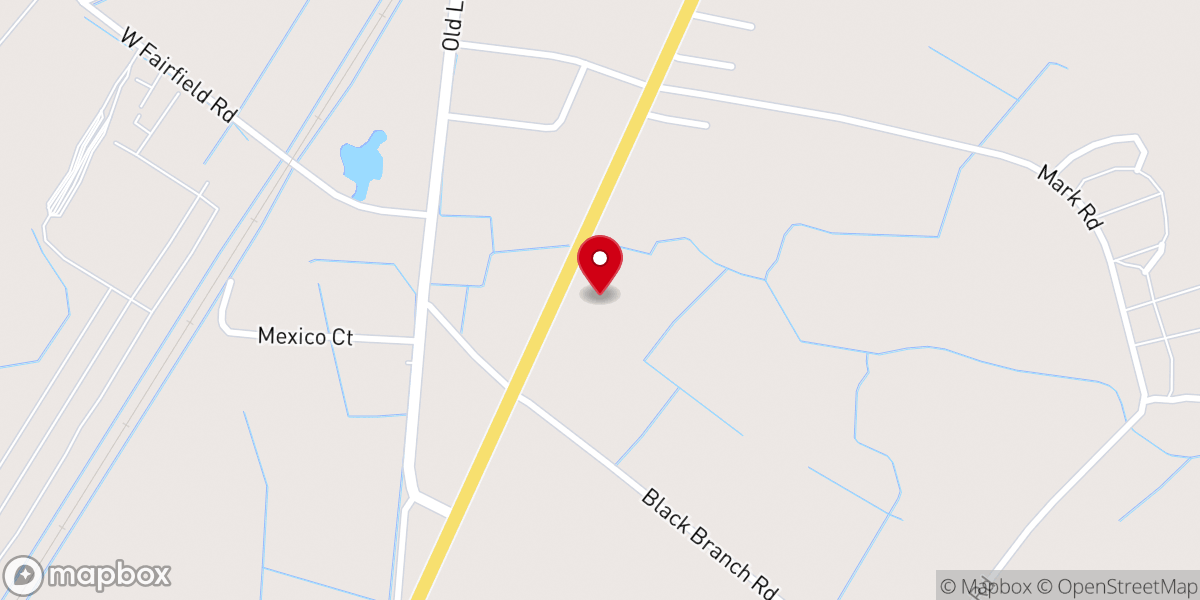 Map showing location of Yahweh Ministries