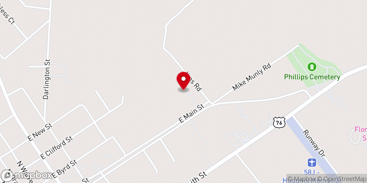 Map showing location of Iglesia Cristiana Fuente de Vida