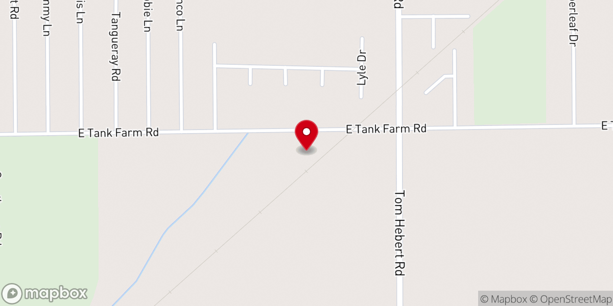 Map showing location of Vineyard Christian Fellowship-lake Charles