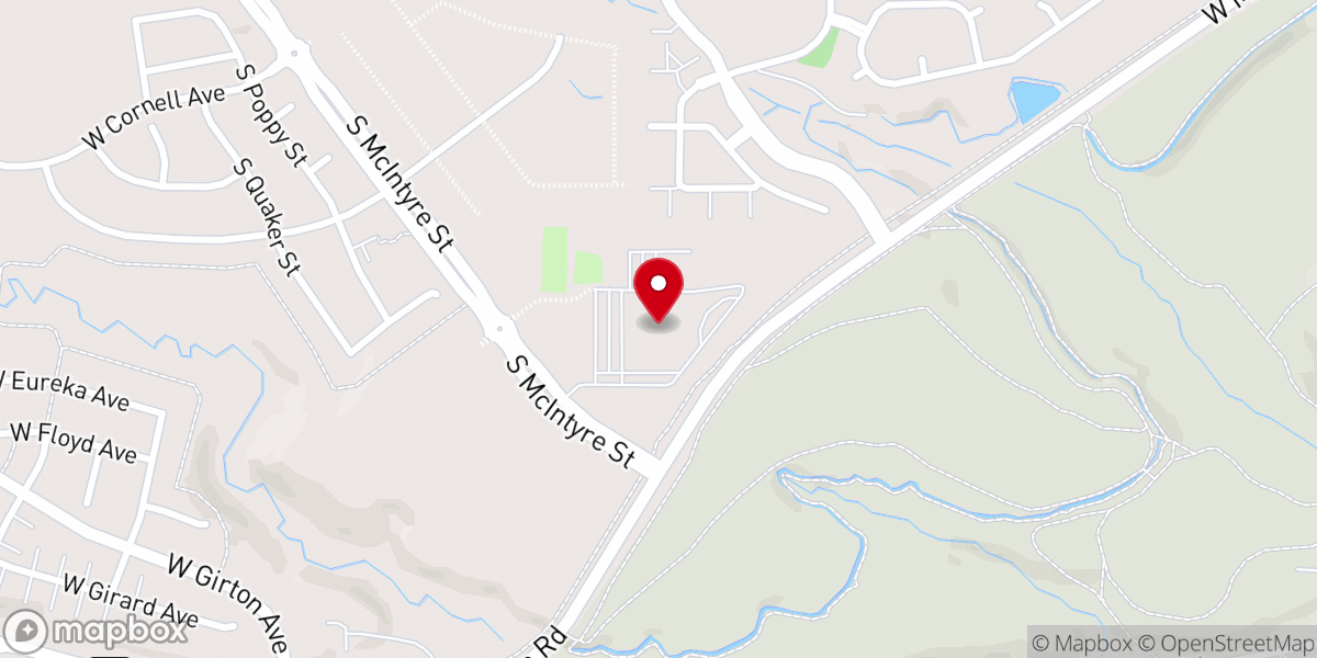 Map showing location of Red Rocks Baptist Church