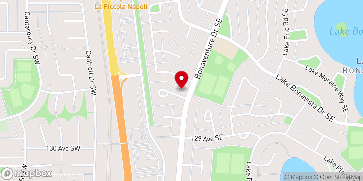 Map showing location of Holy Nativity Anglican Church