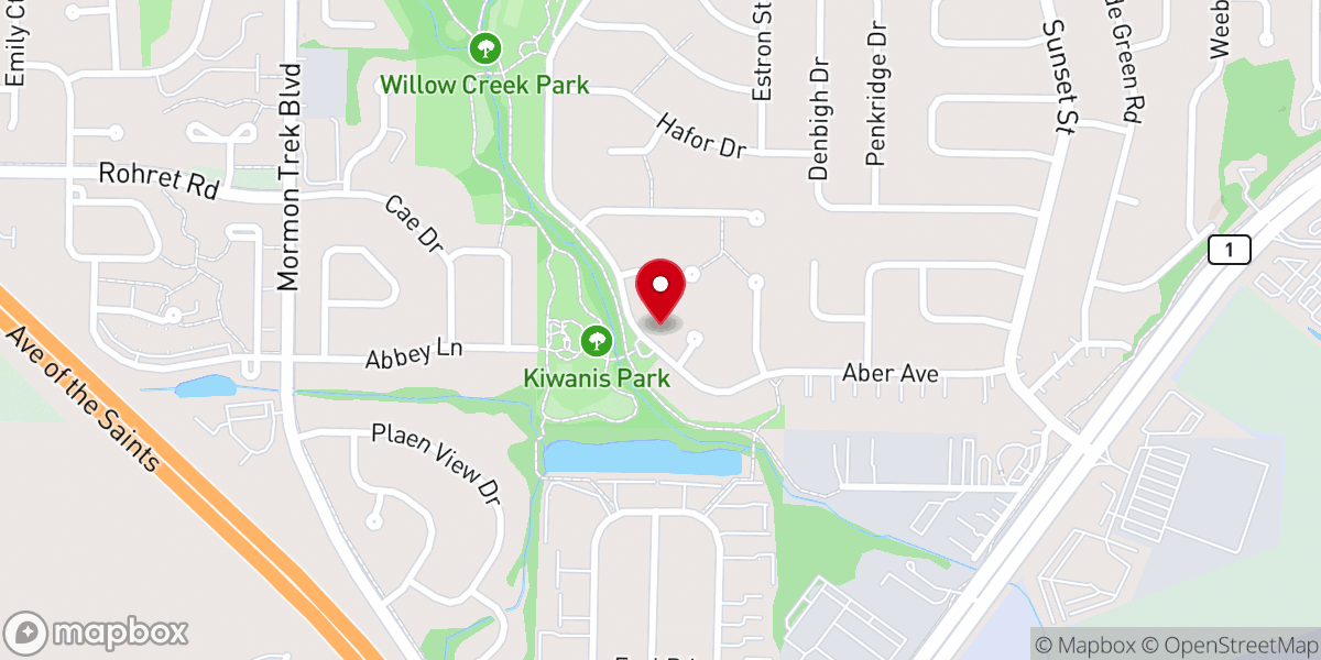 Map showing location of Chinese Evangelical Church in Iowa City
