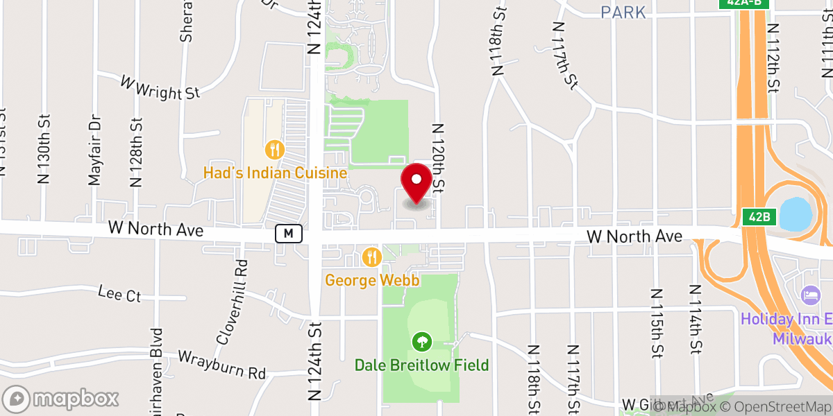 Map showing location of Mount Zion Lutheran Church