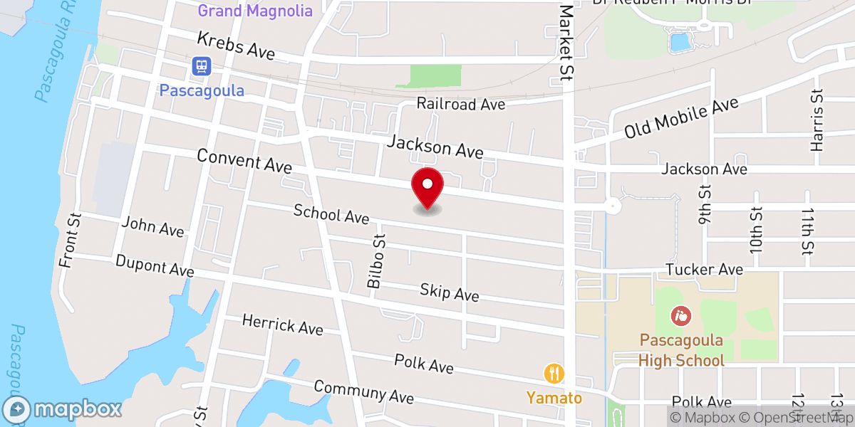 Map showing location of Saint Mary Church of God in Christ