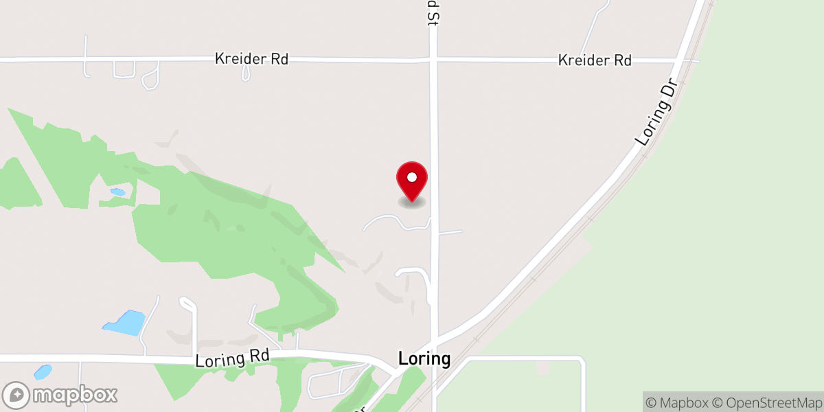 Map showing location of Bent Knee Cowboy Church