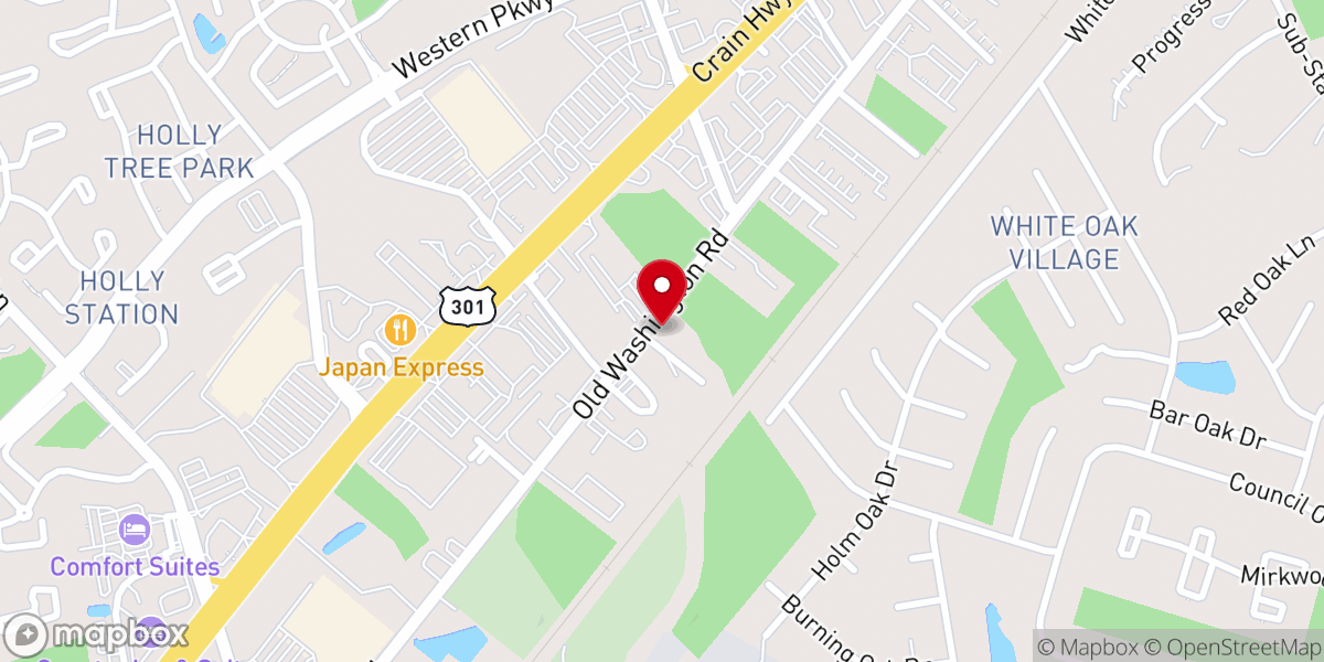 Map showing location of Liberty Christian Church
