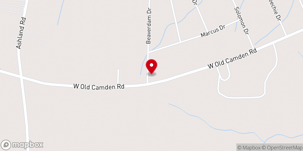 Map showing location of Hartsville Deliverance Center